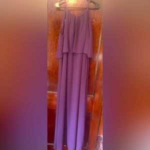 Purple bridesmaids dress